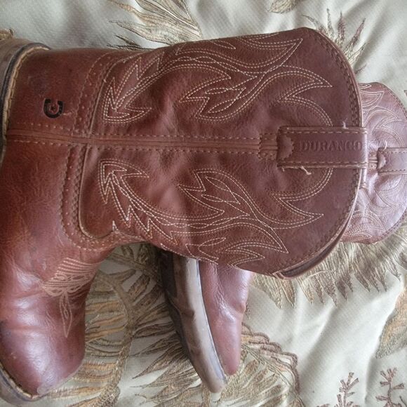 Durango Kids Brown Leather Boots - Picture 7 of 8